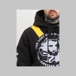 Amstaff TYCE hrub&aacute; čierna mikina s kapucou Materi&aacute;l: 80% bavlna, 20% polyester